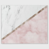 大理石は幾何学を曇らせます ラッピングペーパー (フラット)