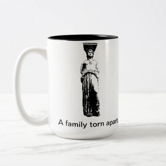 大理石はCaryatidのマグを再会させました ツートーンマグカップ (左)