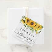 大理石ひまわりブレスレットビジネスサンキューラベル フェイバータグ (インサイチュ)