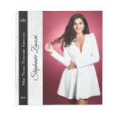 大理石アイスカスタム- Pageant Autograph Pad SM ノートパッド (正面)