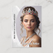 大理石アイスページントプラットフォーム名刺 名刺 (正面)