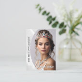 大理石アイスページントプラットフォーム名刺 名刺 (スタンド正面)