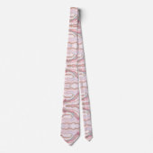 大理石アゲテモダンブルーピンク金ゴールドコレクション ネクタイ (正面)