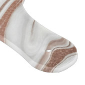 大理石アゲート金ゴールドグリッターモノグラムイニシャル名 カッティングボード (角)