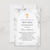 大理石アーチの聖杯　初めての聖体拝領 招待状 (正面)