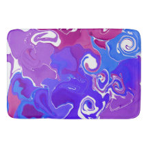 大理石アートバスルームのマット&ラグ。