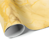 大理石イエロー ラッピングペーパー (ロールコーナー)