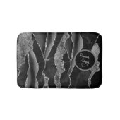 大理石イングレーホワイト&金ゴールド浴室 バスマット (正面)