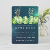 大理石イースターカワイエッグス招待状 招待状 (スタンド正面)