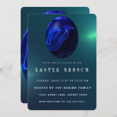 大理石イースターカワイエッグス招待状 招待状 (正面/裏面)