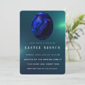 大理石イースターカワイエッグス招待状 招待状 (スタンド正面)