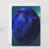 大理石イースターカワイエッグス招待状 招待状 (裏面)