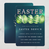 大理石イースターカワイエッグス招待状 招待状 (正面/裏面)