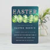 大理石イースターカワイエッグス招待状 招待状 (スタンド正面)