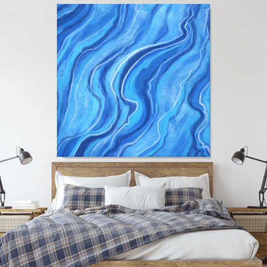 大理石ウォールアートデコール キャンバスプリント (インサイチュ (寝室))