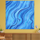 大理石ウォールアートデコール キャンバスプリント (インサイチュ (リビング))