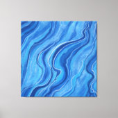 大理石ウォールアートデコール キャンバスプリント (正面)