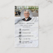 大理石エステ実在ートエージェントのフォトロゴ 名刺 (正面)