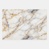 大理石エフェクトのラッピング紙 ラッピングペーパーシート (正面3)