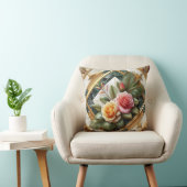 大理石エレガントに装飾の離れ付いたバラ クッション (椅子)