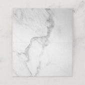 大理石エレガントの折り曲げ座席表 プレイスカード (外部開封)