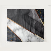 大理石エレガントコラージパターン タペストリー (正面(横))