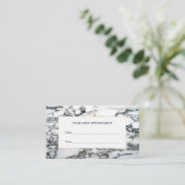 大理石エレガントサロン及びスパポイントカード 予約カード (スタンド正面)