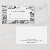 大理石エレガントサロン及びスパポイントカード 予約カード (正面/裏面)