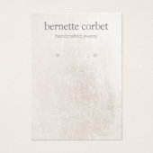 大理石エレガントジュエリーデザイナーイヤリングディスプレイ (正面)