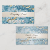 大理石エレガントスタイリッシュロイヤリティカード ロイヤリティカード (正面/裏面)