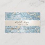 大理石エレガントスタイリッシュロイヤリティカード ロイヤリティカード (裏面)