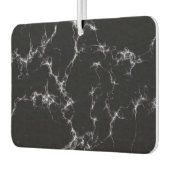 大理石エレガントスタイル4 – 白黒 カーエアーフレッシュナー (左)
