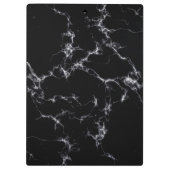 大理石エレガントスタイル4 – 白黒 クリップボード (裏面)