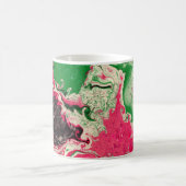 大理石エレガントスタイル。 コーヒーマグカップ (中央)