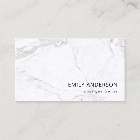 大理石エレガントミニマル質感モダンプロフェッショナル 名刺 (正面)