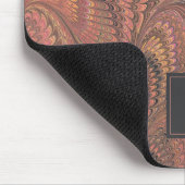 大理石エレガントモノグラム マウスパッド (コーナー)