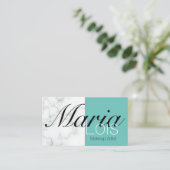 大理石エレガント二音化粧工事業C 名刺 (スタンド正面)