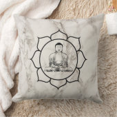 大理石エレガント仏 クッション (ブランケット)