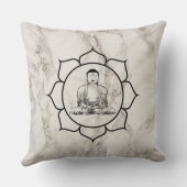 大理石エレガント仏 クッション (裏面)