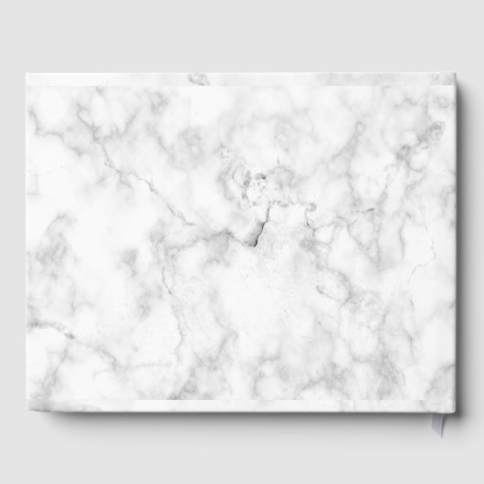 大理石エレガント写真金ゴールド記念葬儀社 ゲストブック (裏面)