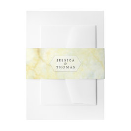 大理石エレガント効果のコレク結婚ション 招待状ベリーバンド