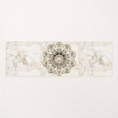 大理石エレガント曼荼羅 ヨガマット (正面(横))