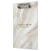 大理石エレガント背景金ゴールドグリッターシンプル文字 クリップボード (左)