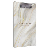 大理石エレガント背景金ゴールドグリッターシンプル文字 クリップボード (右)