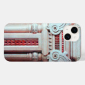大理石エレガント製の柱、赤ピンクのインテリアデザイン Case-Mate iPhoneケース (裏面 (横))