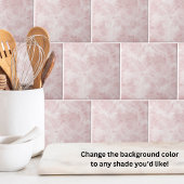 大理石エレガント赤面ピンク タイル