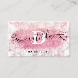 大理石エレガント金ゴールドグリッター 名刺