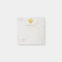 大理石エレガント金ゴールドモノグラムゴールデンネームホワイト