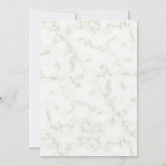 大理石エレガント金ゴールド写真結婚式の日付を保存 セーブザデート (裏面)