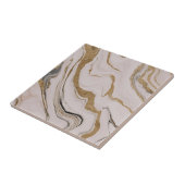 大理石エレガント金ゴールド脈セラミックタイル タイル (側面)